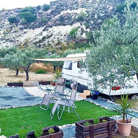 Olive Grove Mountain Caravan Camping Limnatis
