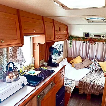 Olive Grove Mountain Caravan Campsite Limnatis