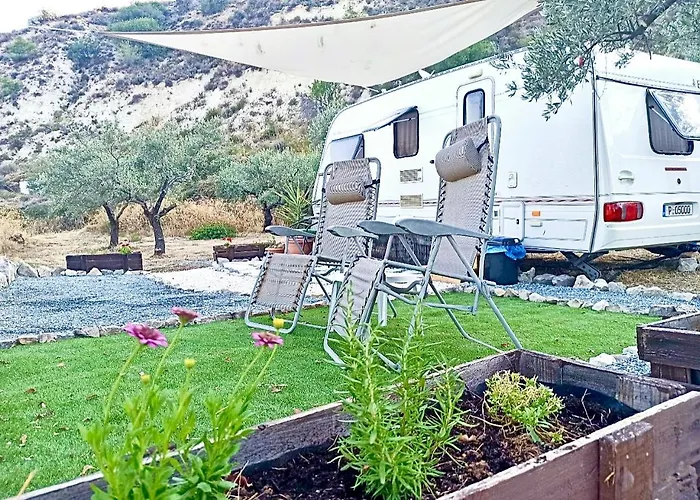 Campsite Olive Grove Mountain Caravan